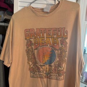 Grateful Dead Graphic T-Shirt - Tan